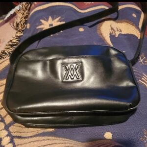 Adrienne Vittadini Black Leather Bag